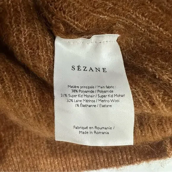 NWOT Sezane Rosalie Mohair/Wool Jumper. - Picture 6 of 8